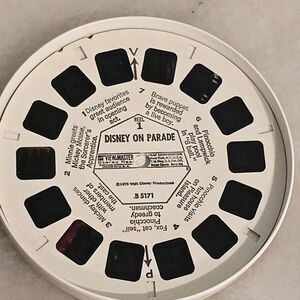1973 Disney on Parade Stereo View Master Reels